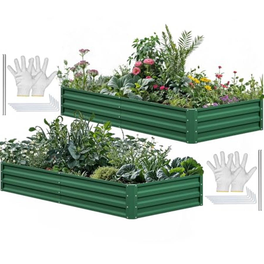 실외용으로 제작된 높이 조절형 정원용 텃밭 세트입니다. - Raised Garden Bed 리뷰 및 가격