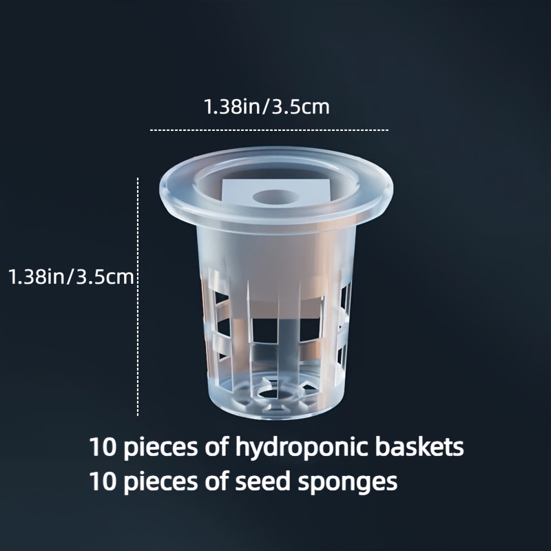 10개 수경재배 묘목 바구니 세트(10개의 심기 바구니 - Seed Starter Tray 리뷰 및 가격
