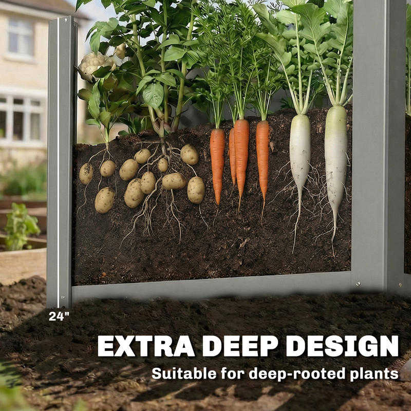 아웃써니 높이형 정원용 황동 플랜터 박스 (야외용, 장 - Raised Garden Bed 리뷰 및 가격