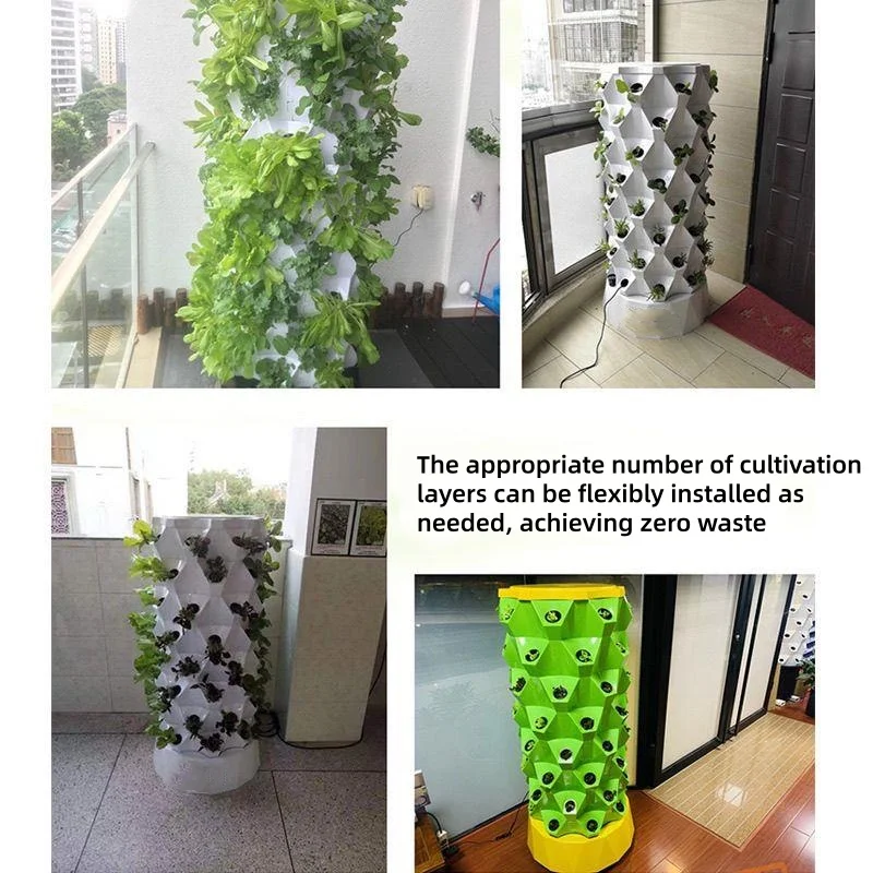 수직형 수경 재배 타워, 파인애플 모양의 에어로포닉 재 - Vertical Planter 리뷰 및 가격