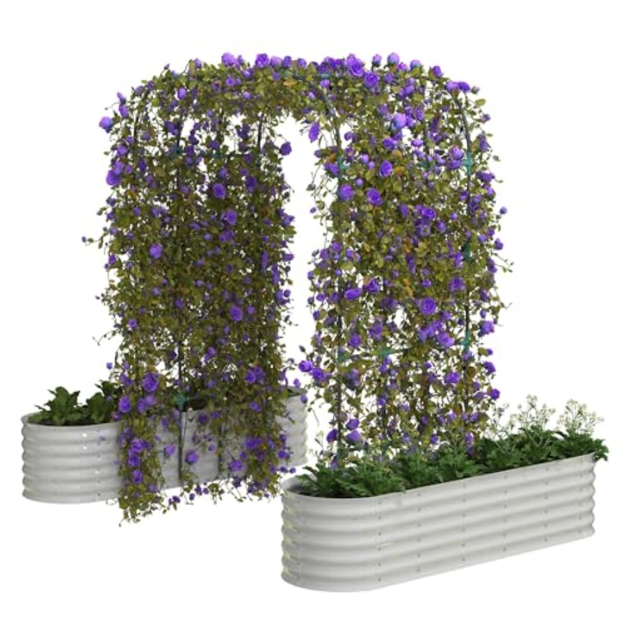 96인치 높이의 아연 도금된 높이 조절 가능한 정원용  - Raised Garden Bed 리뷰 및 가격